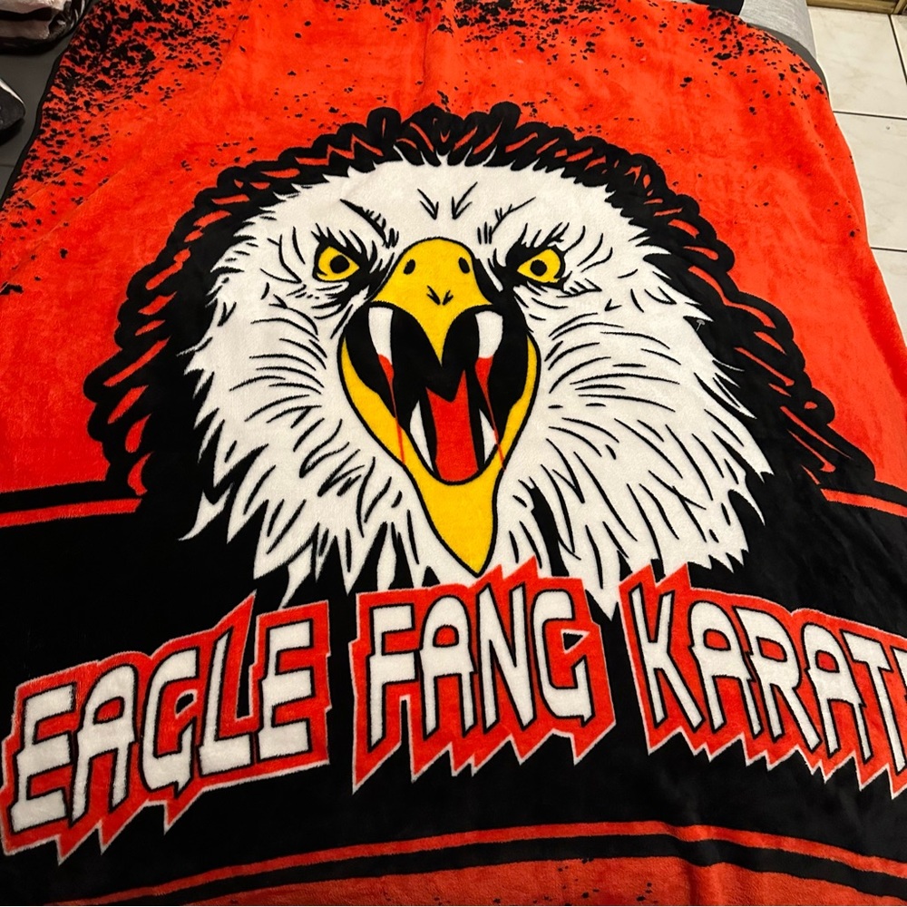 Cobra Kai Eagle Fang Karate Johnny Lawrence Blanket